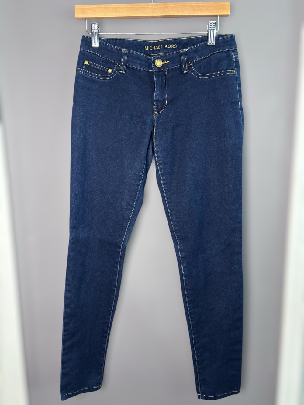 Michael Kors Dark Wash Stretch Jegging Jeans 2